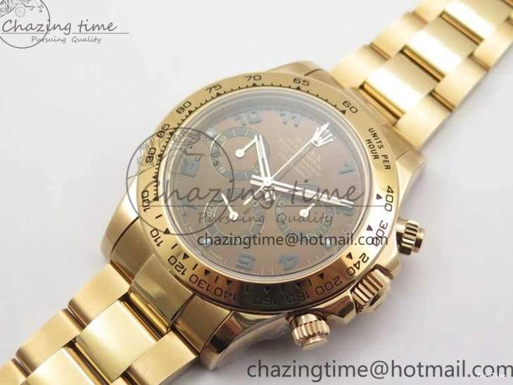 MiroTime 0421 Daytona 116508 RG Noob 1:1 Best Edition 904L SS Case and Bracelet RG Dial Numbers SA Comfortable 2704